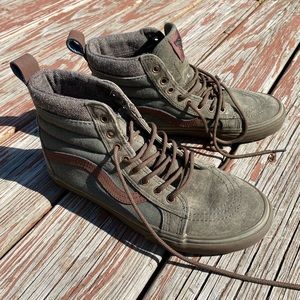 Green weatherized vans